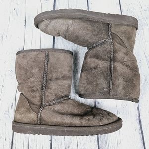 UGG | 5825 Classic Short sheepskin & suede leather pull-on boots